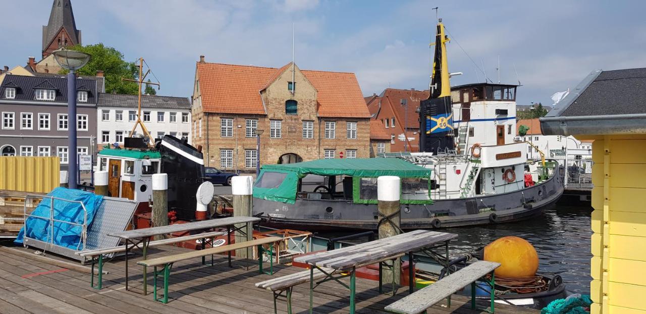 דירות Kapitainskoje Direkt Am Hafen Flensburgs מראה חיצוני תמונה